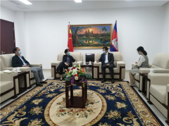 市贸促会拜访柬埔寨王国驻西安总领事馆总领事宋威山